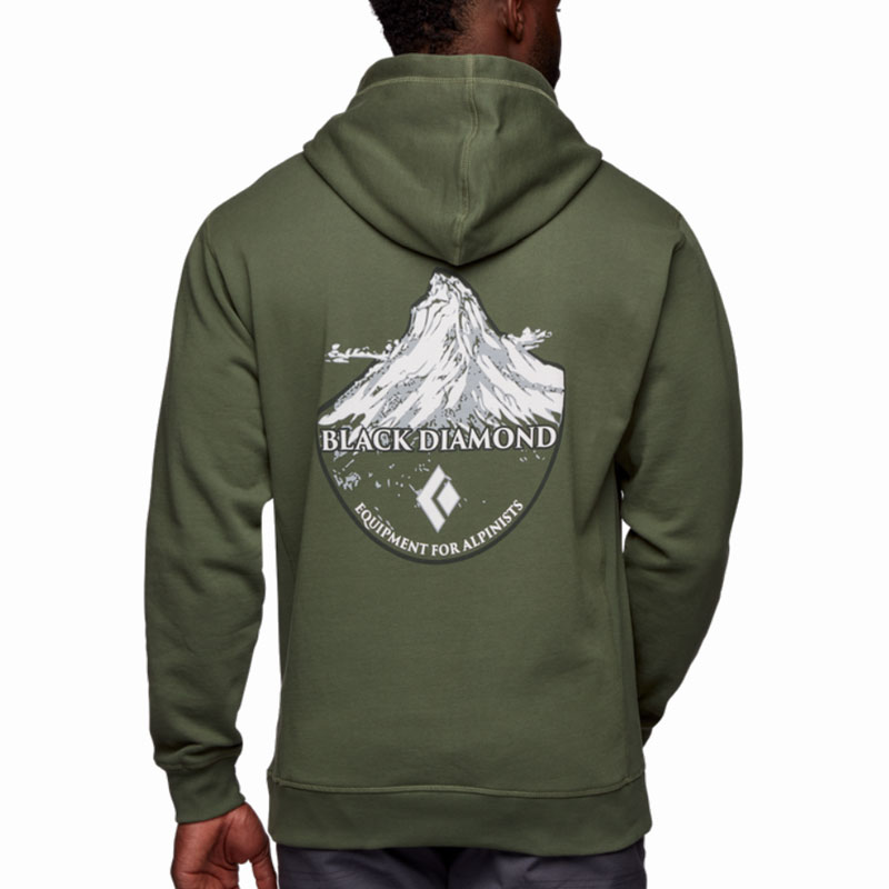BLACK DIAMOND M Mountains Badge Hoody tundra (L)